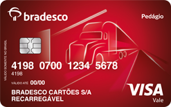 Cartão Bradesco Visa Vale Pedágio