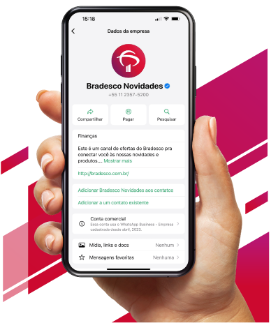 WhatsApp Bradesco Novidades